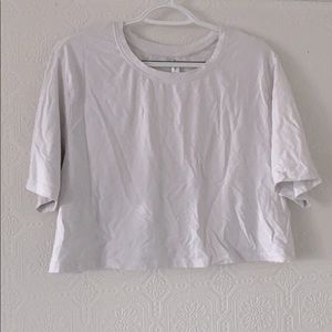 Crop top white tshirt
